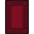 American Dakota Pine Refuge Red Rug - 0086RED234