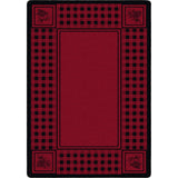 American Dakota Pine Refuge Red Rug - 0086RED234