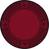 American Dakota Pine Refuge Red Rug - 0086RED234