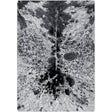American Dakota Pioneer Longhorn Black And White Rug - 0513BAW234