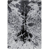 American Dakota Pioneer Longhorn Black And White Rug - 0513BAW234