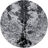 American Dakota Pioneer Longhorn Black And White Rug - 0513BAW234