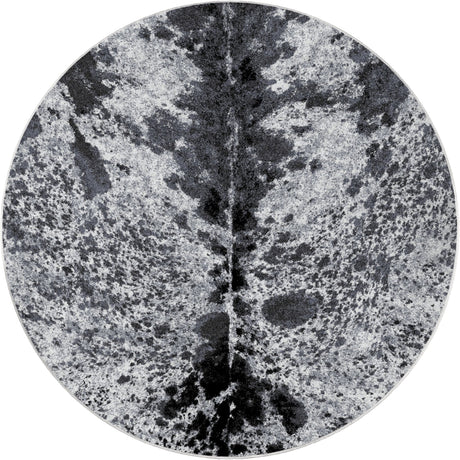 American Dakota Pioneer Longhorn Black And White Rug - 0513BAW234