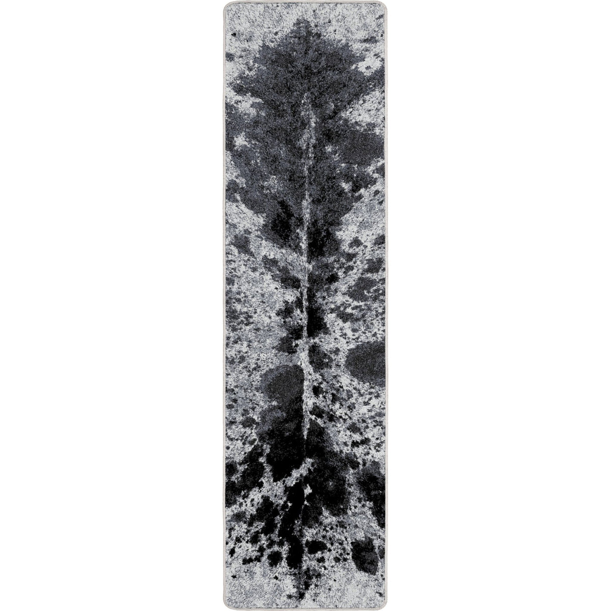 American Dakota Pioneer Longhorn Black And White Rug - 0513BAW234