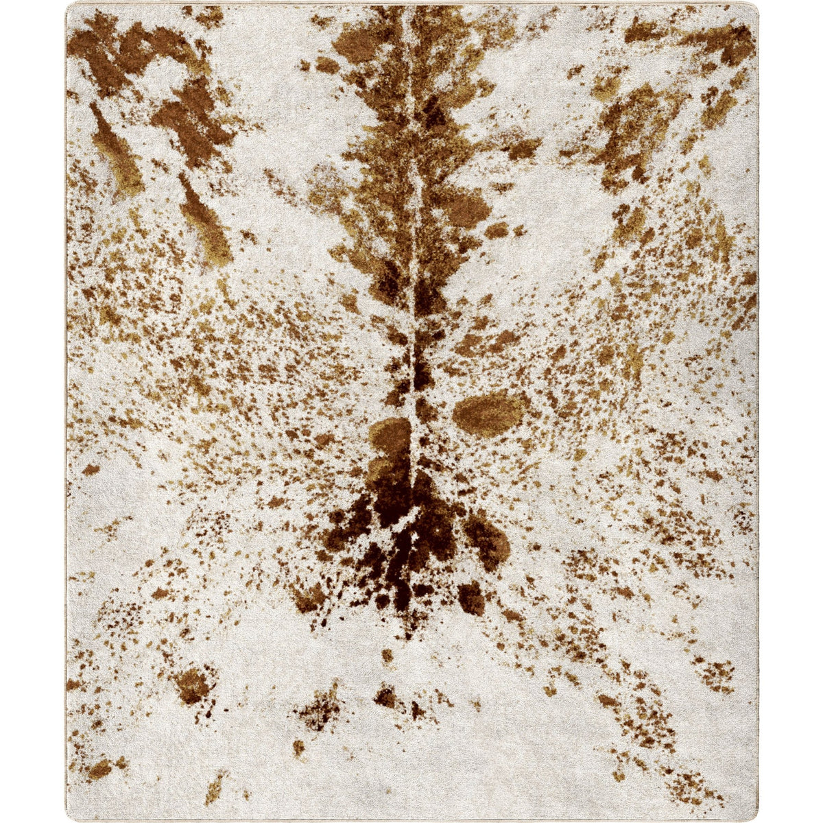 American Dakota Pioneer Longhorn Spotted Brindle Rug - 0513SPB234