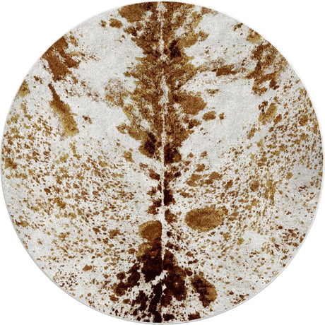 American Dakota Pioneer Longhorn Spotted Brindle Rug - 0513SPB234