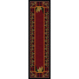 American Dakota Plaid Woodsman Red Rug - 0225RED234