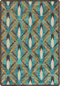 American Dakota Plumage Tropical Turquoise Rug - 0681TTQ234