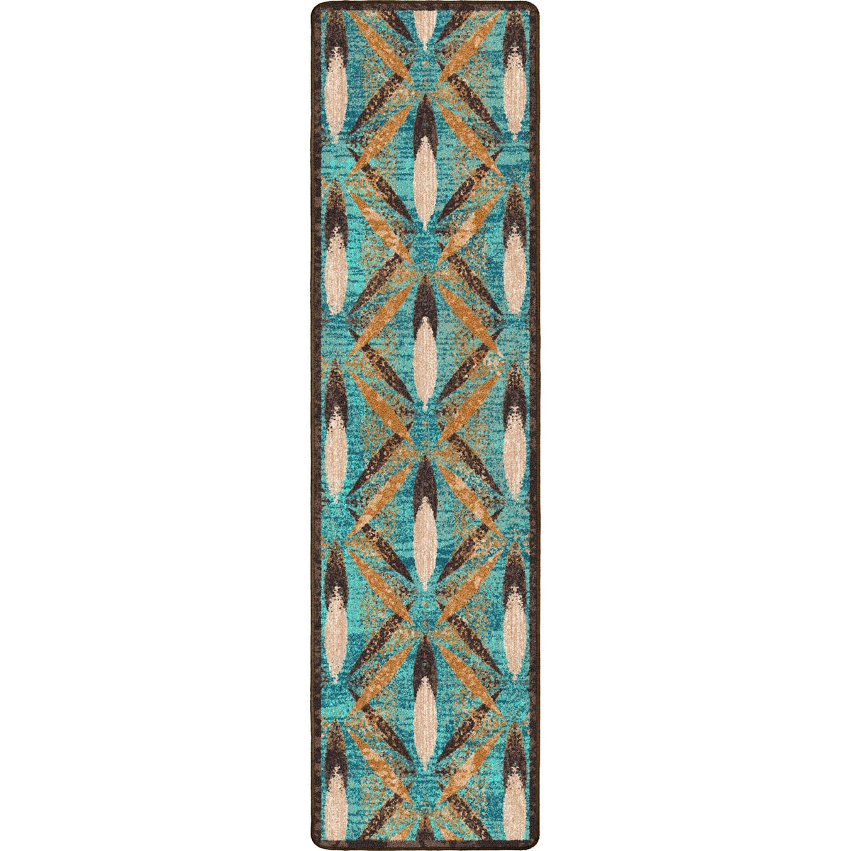 American Dakota Plumage Tropical Turquoise Rug - 0681TTQ234