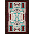 American Dakota Prairie Wind Turquoise Rug