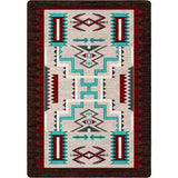 American Dakota Prairie Wind Turquoise Rug