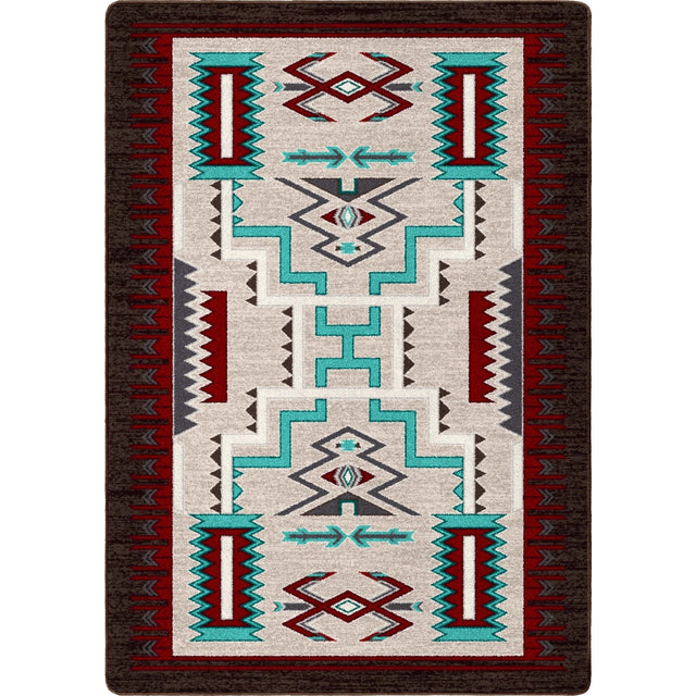 American Dakota Prairie Wind Turquoise Rug