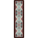 American Dakota Prairie Wind Turquoise Rug