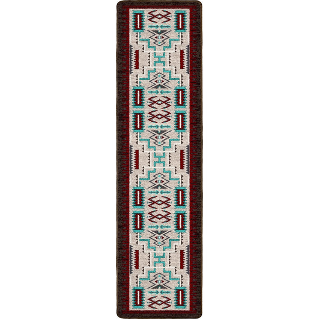 American Dakota Prairie Wind Turquoise Rug