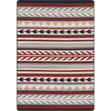 American Dakota Progression Red Rug - 0797RED234