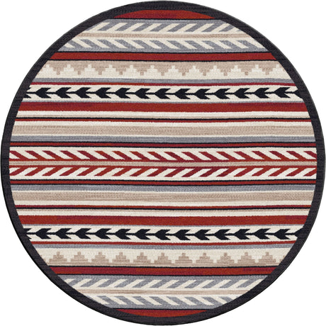 American Dakota Progression Red Rug - 0797RED234