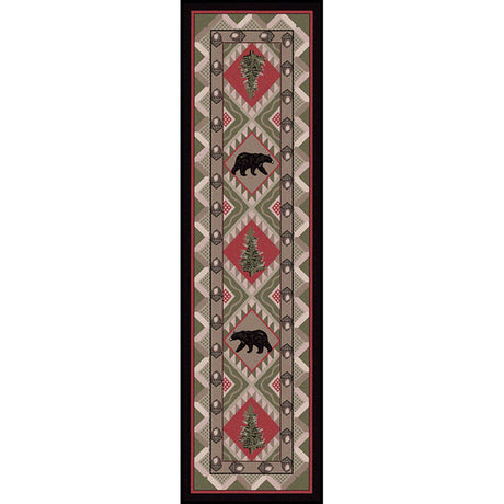 American Dakota Quilted Forest Pine Rug - 0188PNE234