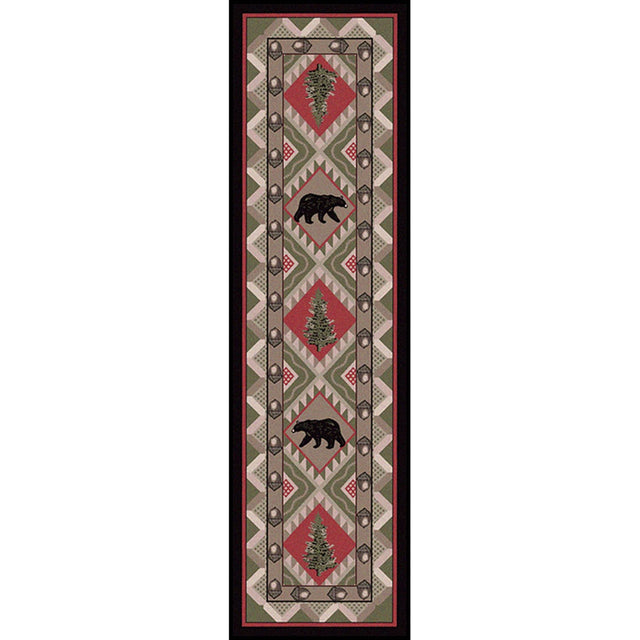 American Dakota Quilted Forest Pine Rug - 0188PNE234