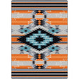American Dakota Radiowaves Fire Rug - 0783FRE234