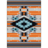 American Dakota Radiowaves Fire Rug - 0783FRE234