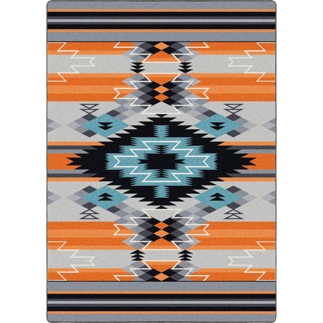 American Dakota Radiowaves Fire Rug - 0783FRE234