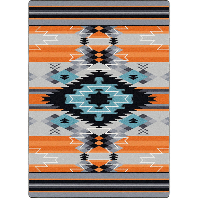American Dakota Radiowaves Fire Rug - 0783FRE234