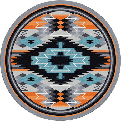 American Dakota Radiowaves Fire Rug - 0783FRE234