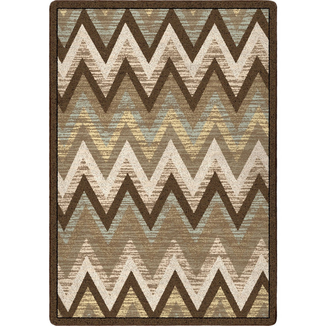 American Dakota Rain Flame Cool Earth Rug