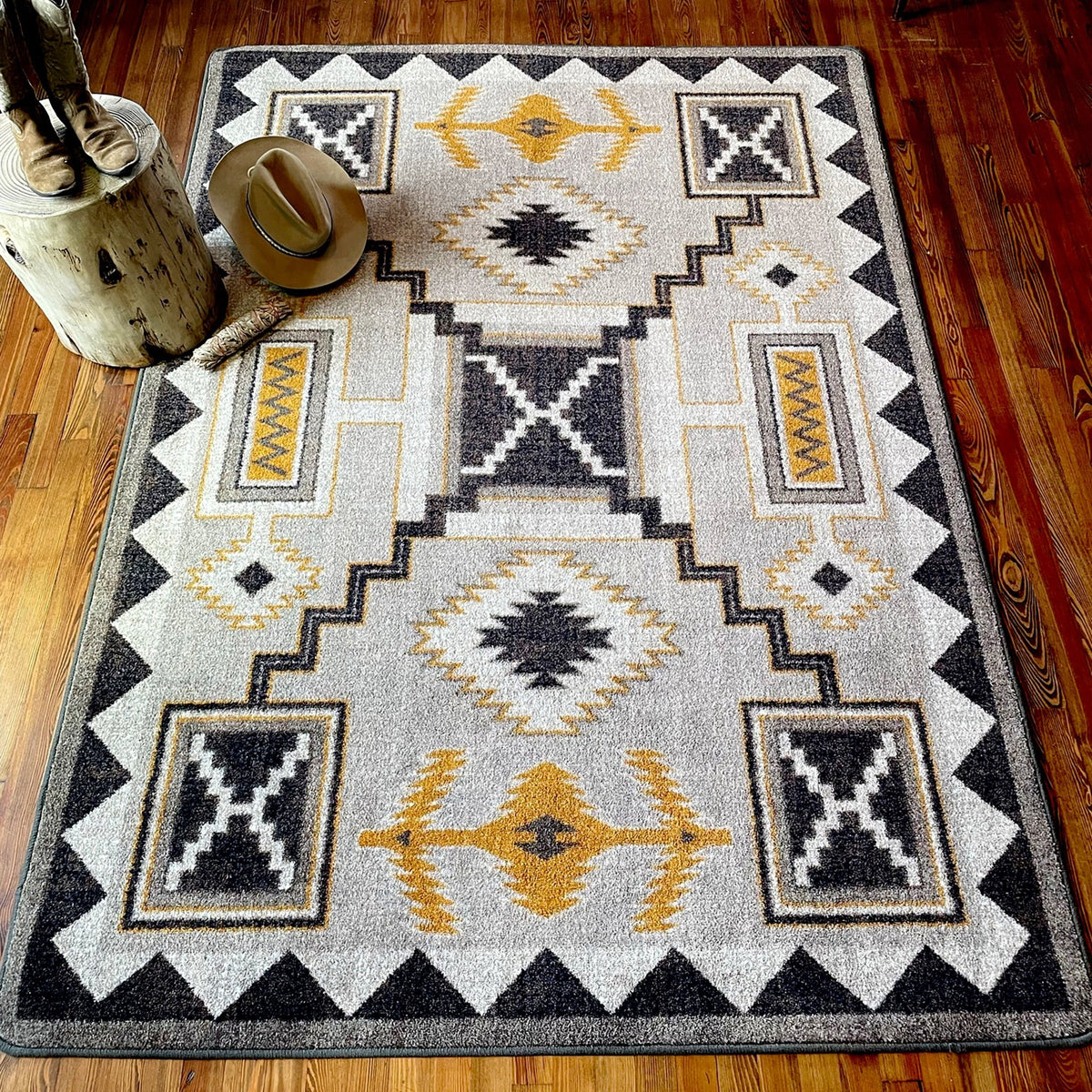 American Dakota Rain Giver Obsidian Rug - 0760OBS234