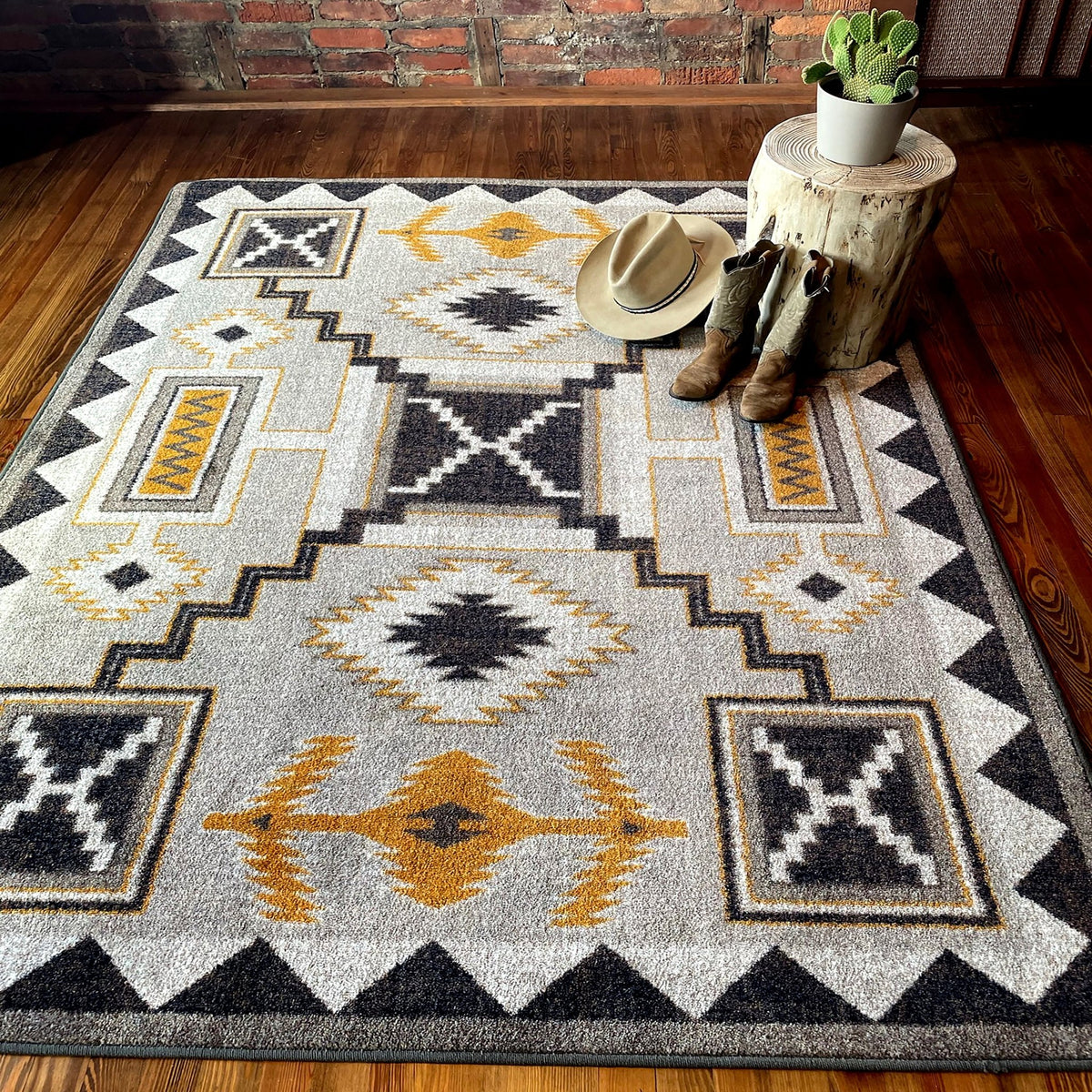 American Dakota Rain Giver Obsidian Rug - 0760OBS234
