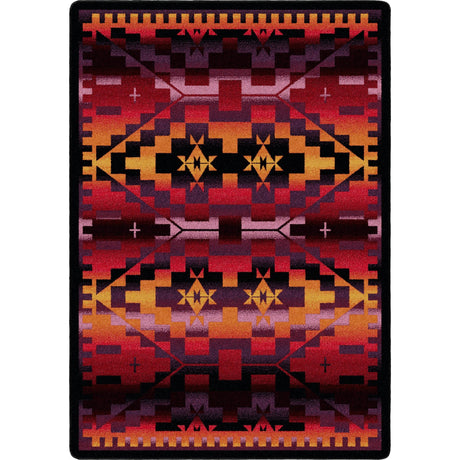 American Dakota Rainbow Blanket Sunset Rug