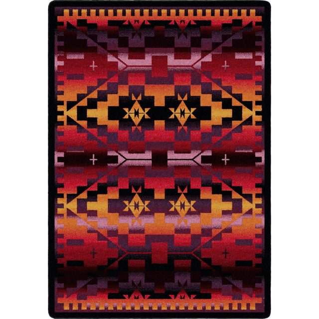 American Dakota Rainbow Blanket Sunset Rug