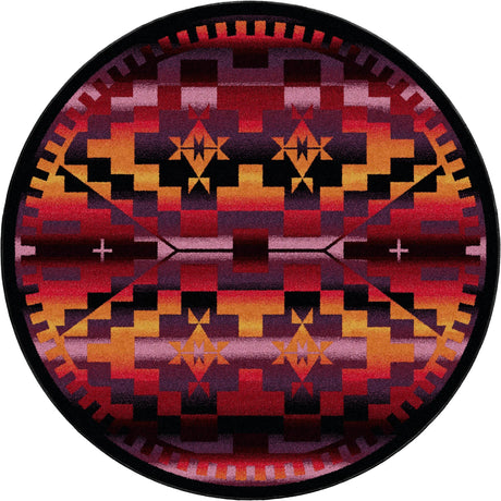 American Dakota Rainbow Blanket Sunset Rug