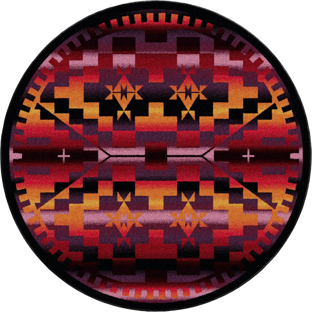 American Dakota Rainbow Blanket Sunset Rug