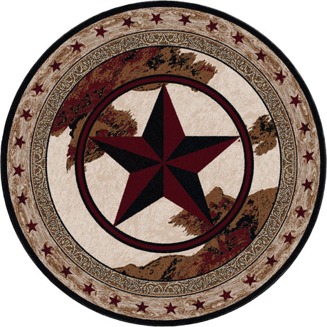 American Dakota Ranger Hideout Natural Rug - 0106NAT234