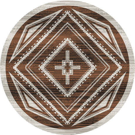 American Dakota Rim Shot Earthen Rug