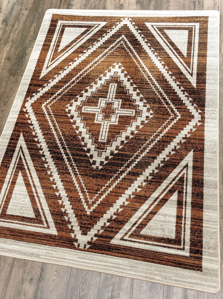 American Dakota Rim Shot Earthen Rug