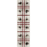 American Dakota Rio Vista Red Stripe Rug - 0543RST234
