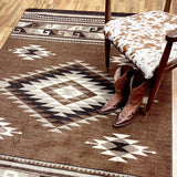 American Dakota River Crossing Brown Rug - ZZAD0580BRN234