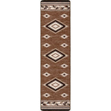 American Dakota River Crossing Brown Rug - ZZAD0580BRN234