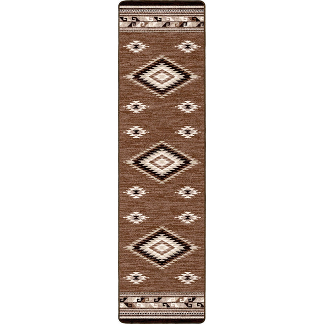 American Dakota River Crossing Brown Rug - ZZAD0580BRN234