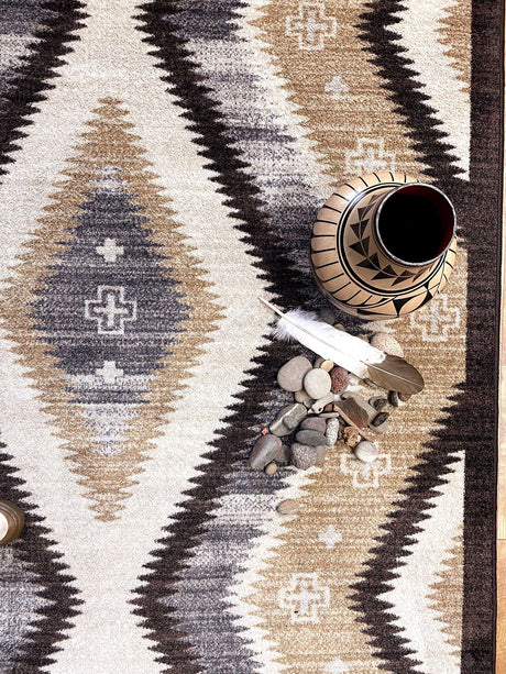 American Dakota Roar Natural Wools Rug - ZZAD0581NTW234