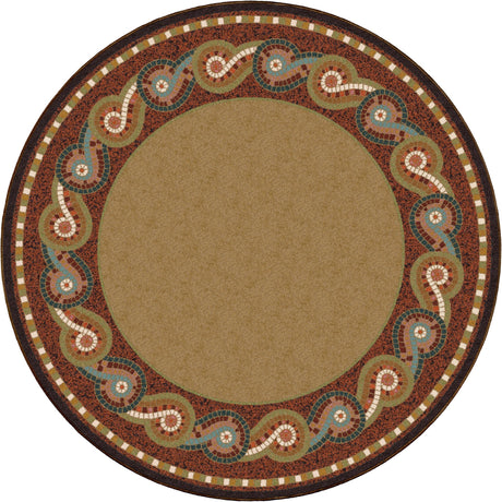 American Dakota Rolling Water Multi Rug