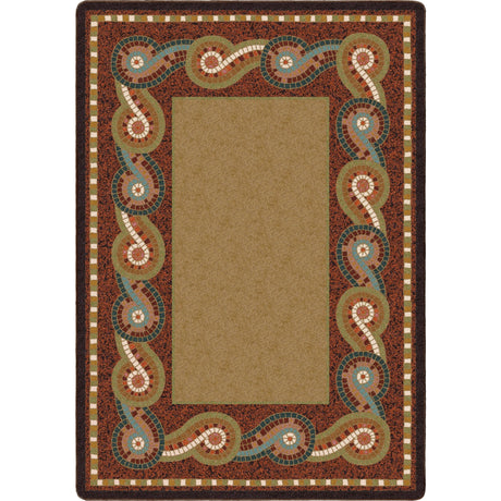 American Dakota Rolling Water Multi Rug