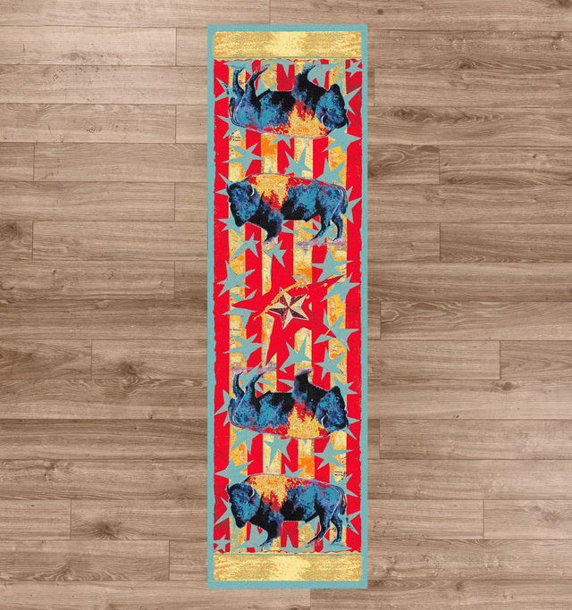 American Dakota Ruiz Buffalo Stars & Stripes Liberty Rug - R0224LIB234