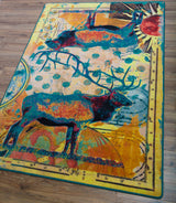 American Dakota Ruiz Elk Pair Splash Rug - R0269SPL234