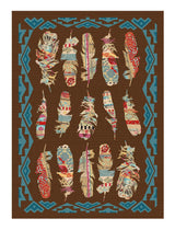 American Dakota Ruiz Feather Brown Rug - R0273BRN234