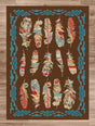 American Dakota Ruiz Feather Brown Rug - R0273BRN234
