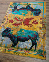 American Dakota Ruiz Golden Buffalo Bright Rug - R0283BRT234