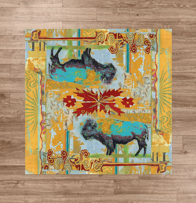 American Dakota Ruiz Golden Buffalo Bright Rug - R0283BRT234